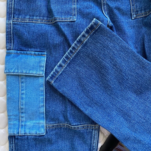Two Tone Denim Cargos - BRAND NEW - Picture 3 of 7